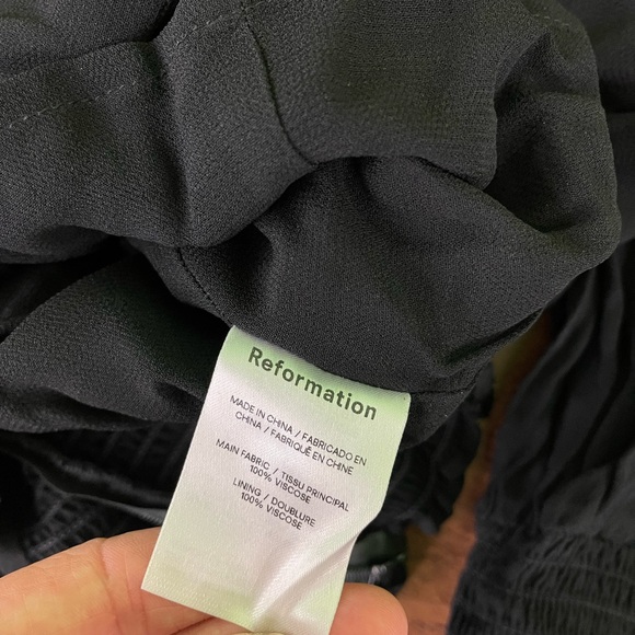 Reformation Black Blouse - Picture 7 of 9